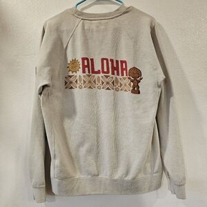 DISNEY POLYNESIAN RESORT TAN UNISEX SIZE M SWEATSHIRT